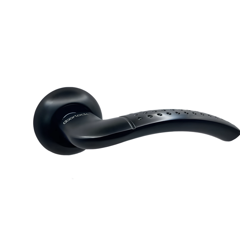 Ручка дверная DOORLOCK Loft A19R Black, черный