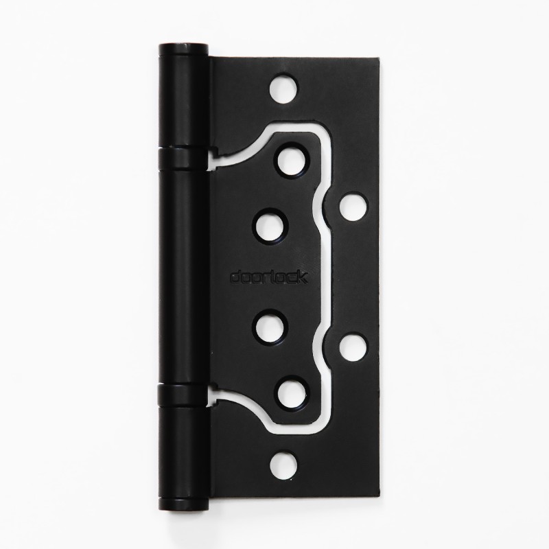 Петля карточная без врезки DOORLOCK H100/76/2BB Black черная, 100х76х2,5мм, 2 подшипника