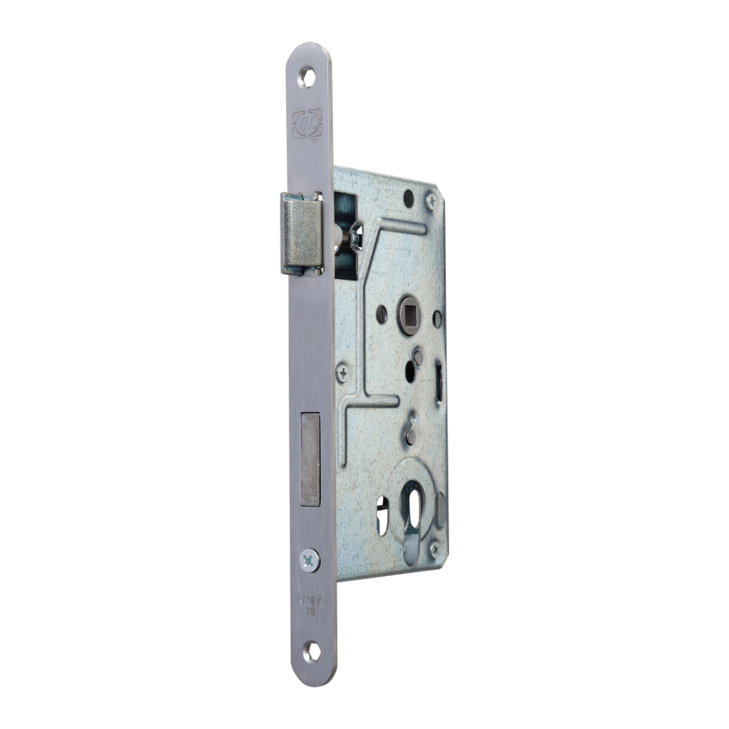 Замок дверной DOORLOCK 402, цилиндровый, матовый хром