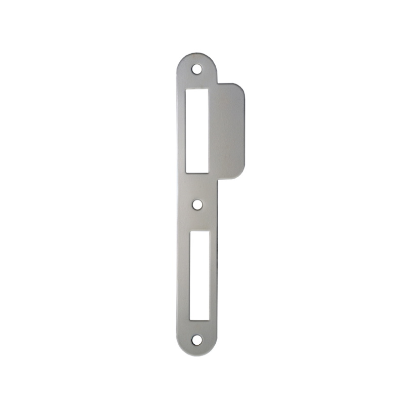 Запорная планка DOORLOCK SSK-1 MCR, симметричная, для прямых дверей, для замков DIN стандарта, без смещения, матовый хром