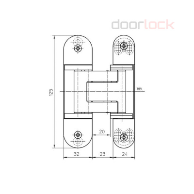 Петля скрытая SIMONSWERK Tectus TE 311 3D FVZ 40 F1