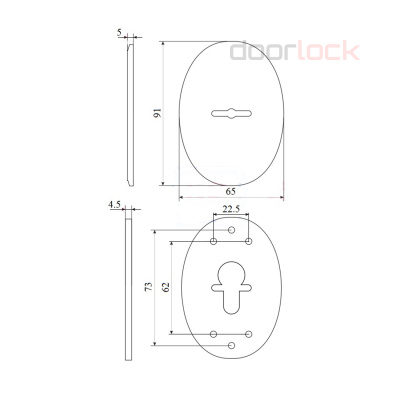 Ключевина для сувальдного замка DL S01/L