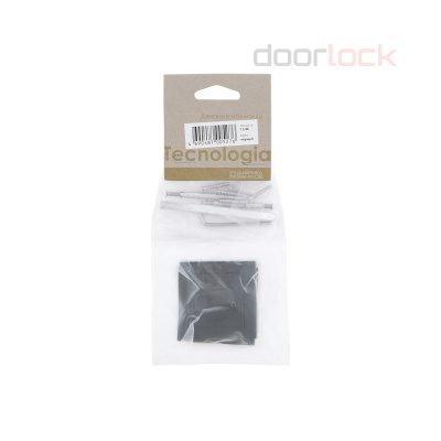 Накладка ФАБРИКА ЗАМКОВ T BB BK, черная, под фиксатор, WC