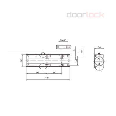 Доводчик DOORLOCK 100