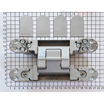 Петля CEMOM ESTETIC 130+8 3D 8060 матовый хром