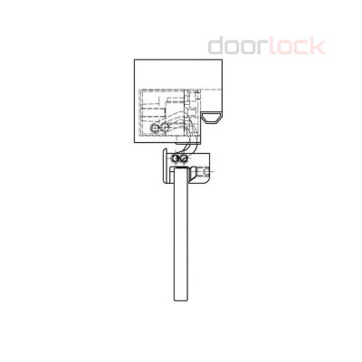 Петля SIMONSWERK Tectus TEG 310 2D 040- матовая нержавеющая сталь для стеклянных дверей