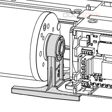 Приспособление GEZE для монтажа роликового рычага Powerturn