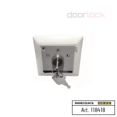 Механический программный переключатель с ключом GEZE MPS-D-ST IP40, врезной