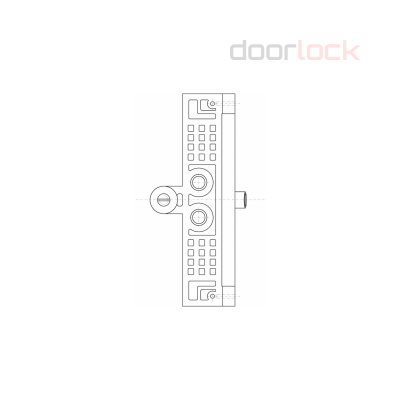 Шаблон для монтажа петель OTLAV диам.13мм